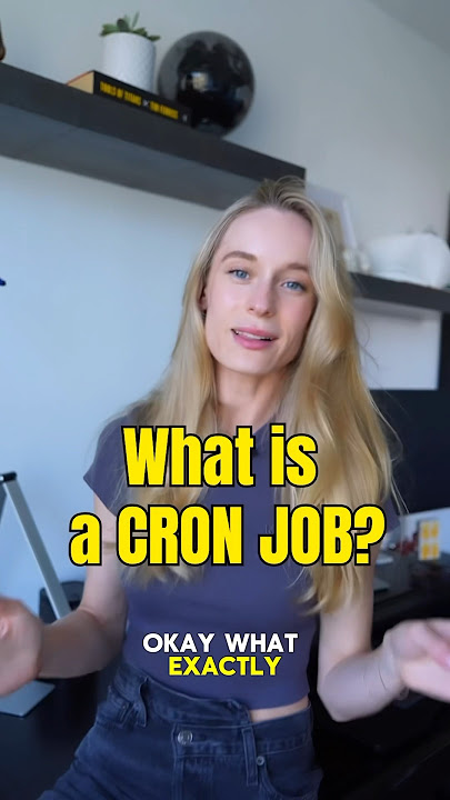 What is a CRON job?! #coderlife #tech