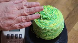 How I prepare yarn cakes for socks