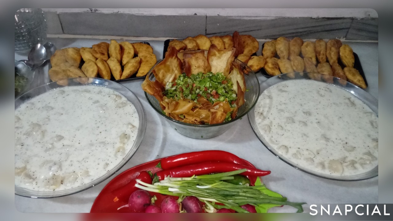 افطارنا اليوم شيش برك وسمبوسك بتمنى يعجبكن🥰