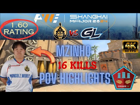 ⫷CS2 POV HIGHLIGHTS⫸ Mzinho | Perfect World Shanghai Major 2024  | Mongolz vs GamerLegion |  Mirage