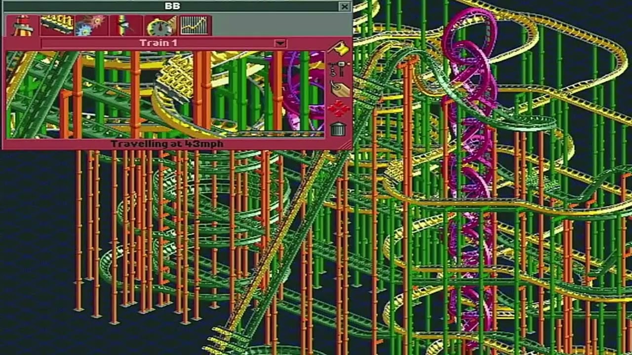 RCT2 10 interlocking loops