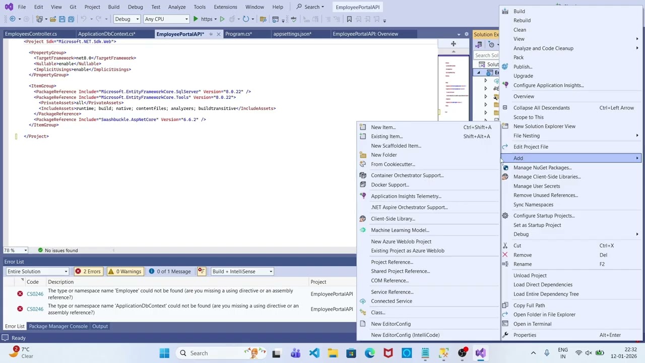 ASP.NET Core Web API  8 CRUD Tutorial for Beginners | Step-by-Step