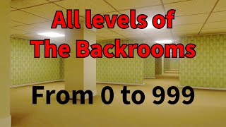 Every discovered normal level of the Backrooms (From 0 to 999) [REUPLOADED & UPDATED]