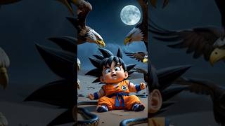 Vegeta Rushes To Save Baby Goku In The Desert