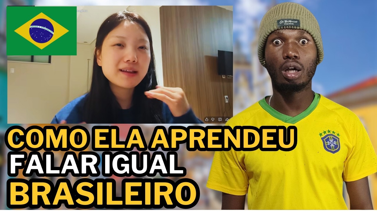 CHINESA FALA PORTUGUES COMO UMA NATIVA BRASILEIRA