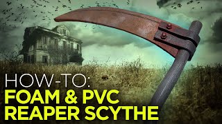 Building A Prop Scythe With Foam, Pvc, And Hot Glue