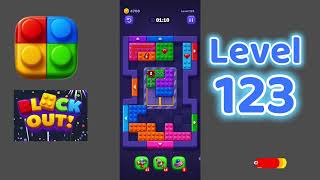 Block Out Level 123 Walkthrough | Solutionguruji | Gameplay Color Sort Puzzle
