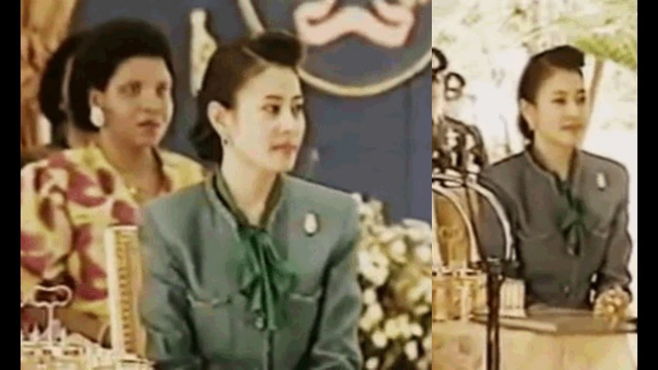 ชมความงามสง่าของอดีตหม่อมสุจาริณี ใน ร. 10 เมื่อครั้งตามเสด็จปฏิบัติพระกรณียกิจ วันที่ 23 ธ.ค. 2537