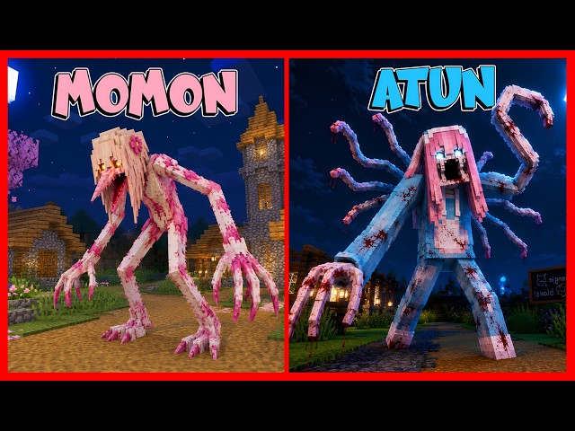 ATUN & MOMON MERUBAH SEMUA ORANG MENJADI MONSTER MENGERIKAN !! Feat @sapipurba Minecraft
