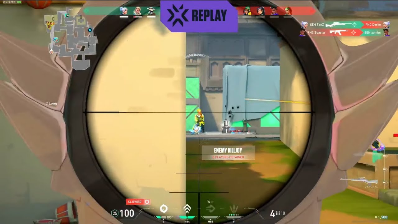 You can always count on TenZ with a marshall