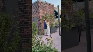 Rooftop kisses.. #rooftopgarden  #kiss  #engagement #bts #video #wedding #photography #dance  #btd