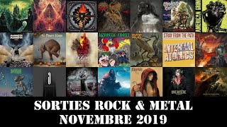 Sorties albums rock & metal : novembre 2019