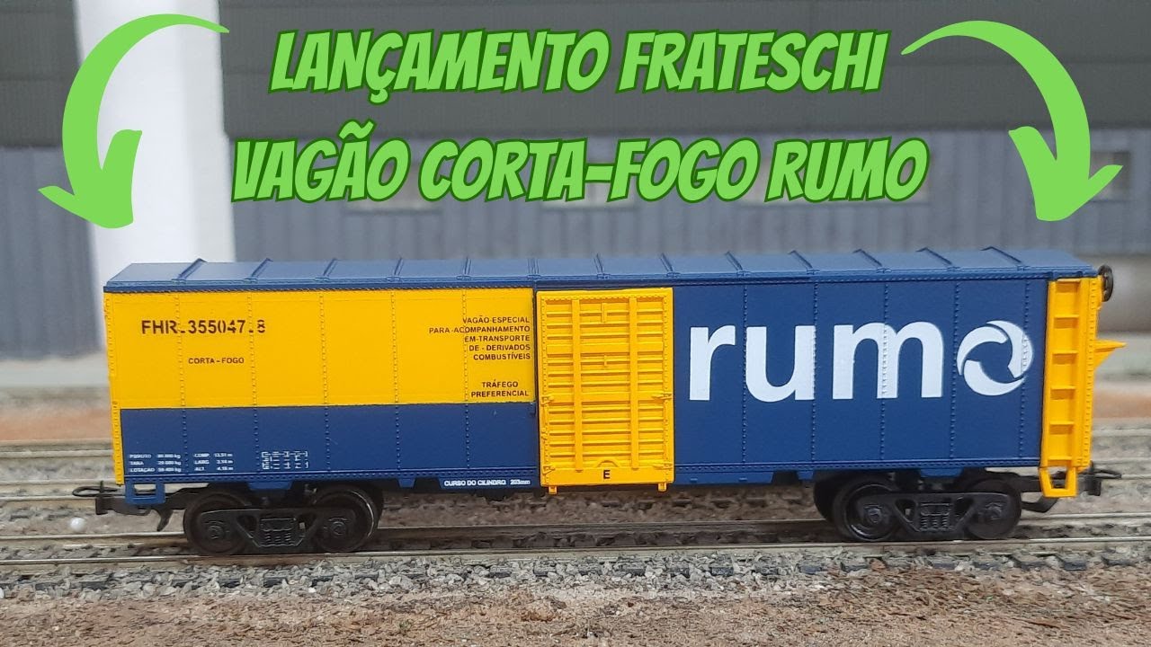 Lançamento Frateschi 2025: Vagão FHR Corta-Fogo Rumo Ref. 2118