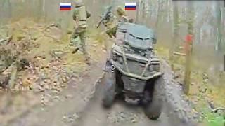 Drones destroy 9 Russian vehicles destroyed in the Volchansk front.