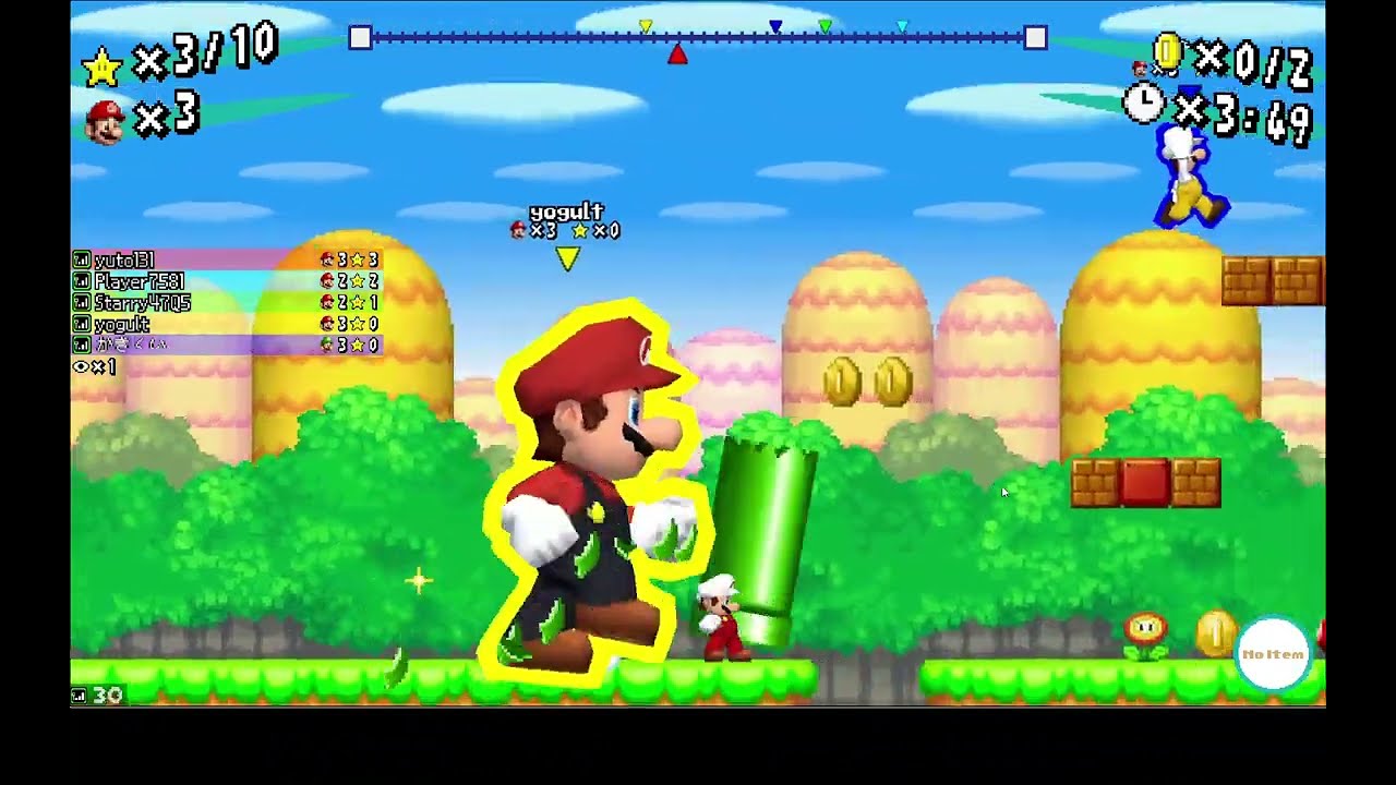 いつもよりカオスだった... NSMB - Mario vs Luigi Online #3