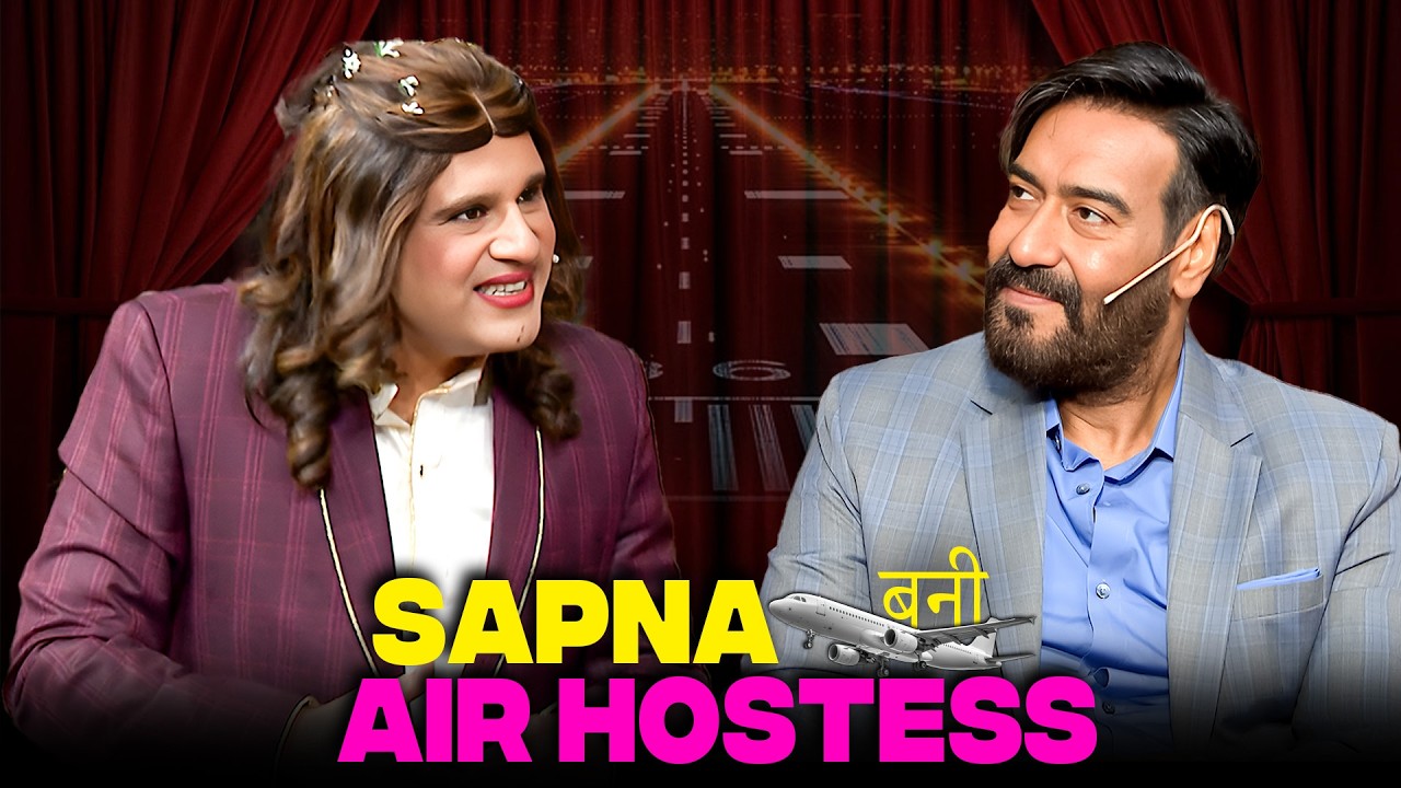 Sapna बनी Air Hostess | The Kapil Sharma Show