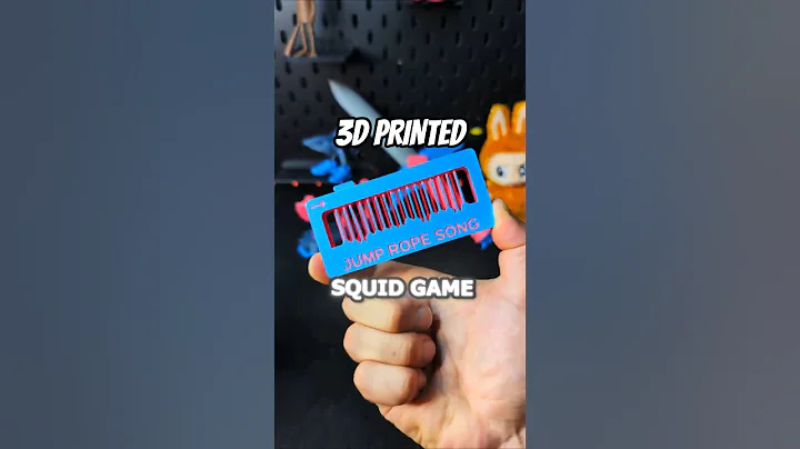 I 3D printed the Squid Game Jump Rope Song #3dprinting #howto