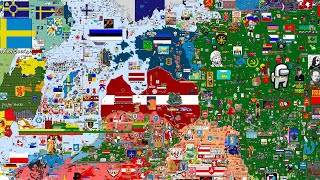 PixelPlanet - Baltics Timelapse