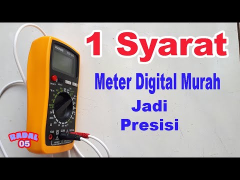 Simple elctronic 1 syarat multimeter digital murah menjadi presisi Winner HY-86