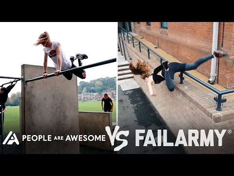 Painful Parkour Wins Vs. Fails & More! | People Are Awesome Vs. FailArmy