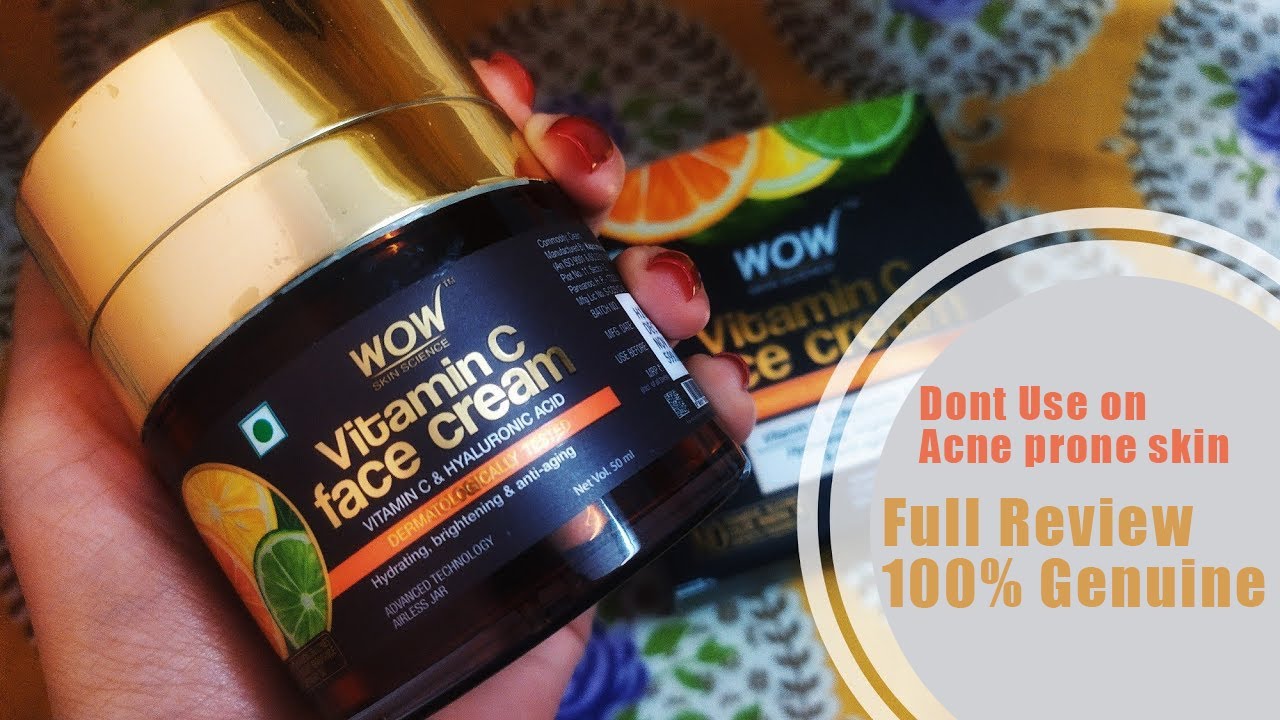 WOW Vitamin C Face Cream Full Review | Skin Brightening & Anti Aging Cream | WOW Skin Science