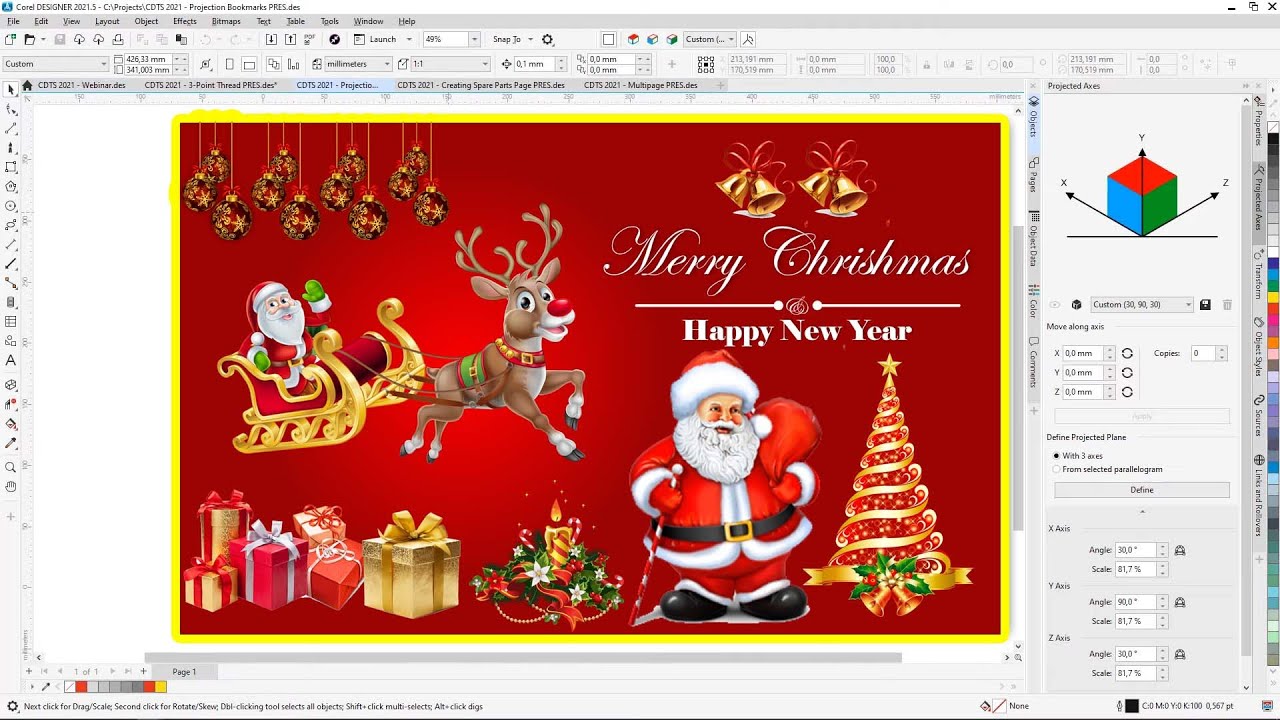 Christmas Day Poster kaise Banaye ! make Christmas Day Poster ! मैरी क्रिश्मस डे पोस्टर कैसे