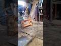 HOW TO THROW WITH FULL STRENGTH HEAVY HAMMER KNOCKING OFF WORN BRASS SLEEVE FROM EXCAVATOR'S