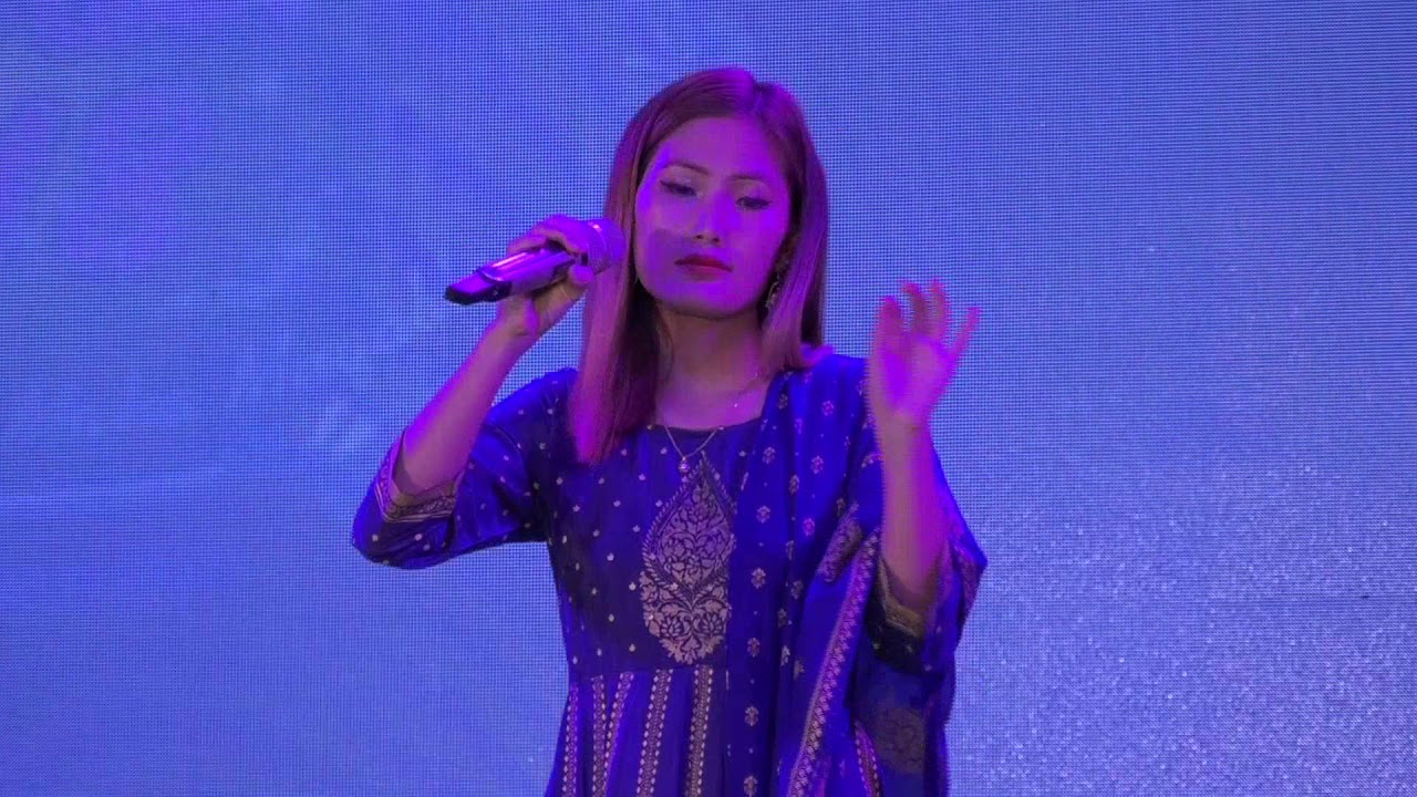 Attribute to Bhupen Da by Marpi Bam during Grand finale Tani Idol 2018