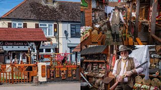 Grandad spends 25 years turning back garden into - Wild West 'town' | SWNS