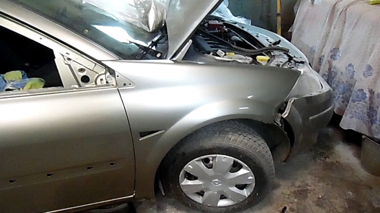 Рено Меган 2:покраска,сборка,неудачи и успехи... - YouTube