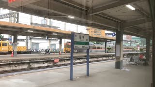 562次莒光號 樹林站 山側發車路程景(本務車頭：E217)111年6月24日
