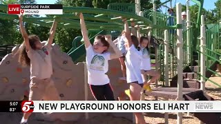 Eli Hart Memorial Playground opens to public