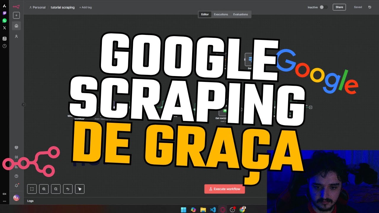 DE GRAÇA: Como EXTRAIR DADOS de EMPRESAS do Google Maps com n8n - Web Scraping Google
