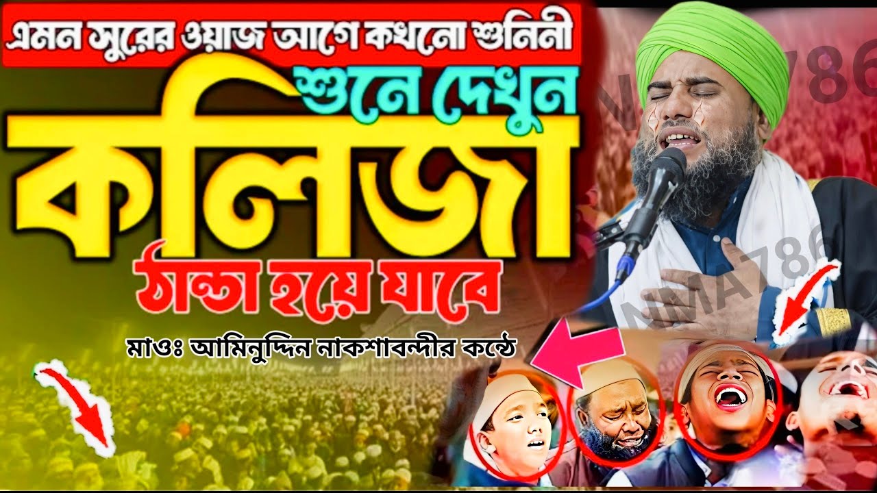 😭🔥কলিজা ঠান্ডা হয়ে যাবে ❚এই ওয়াজটি শুনুন ❚ নিরবে শুনুন ❚Maulana Aminuddin Naqshbandi ❚New Waz 2025
