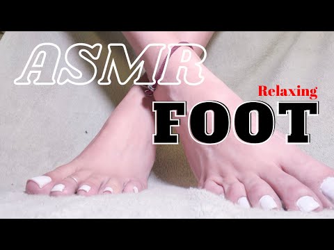 ASMR soft and relaxing massages of legs and FEET