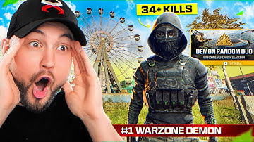 I Met the CRAZIEST WARZONE DEMON in Random Duos! (Season 4)