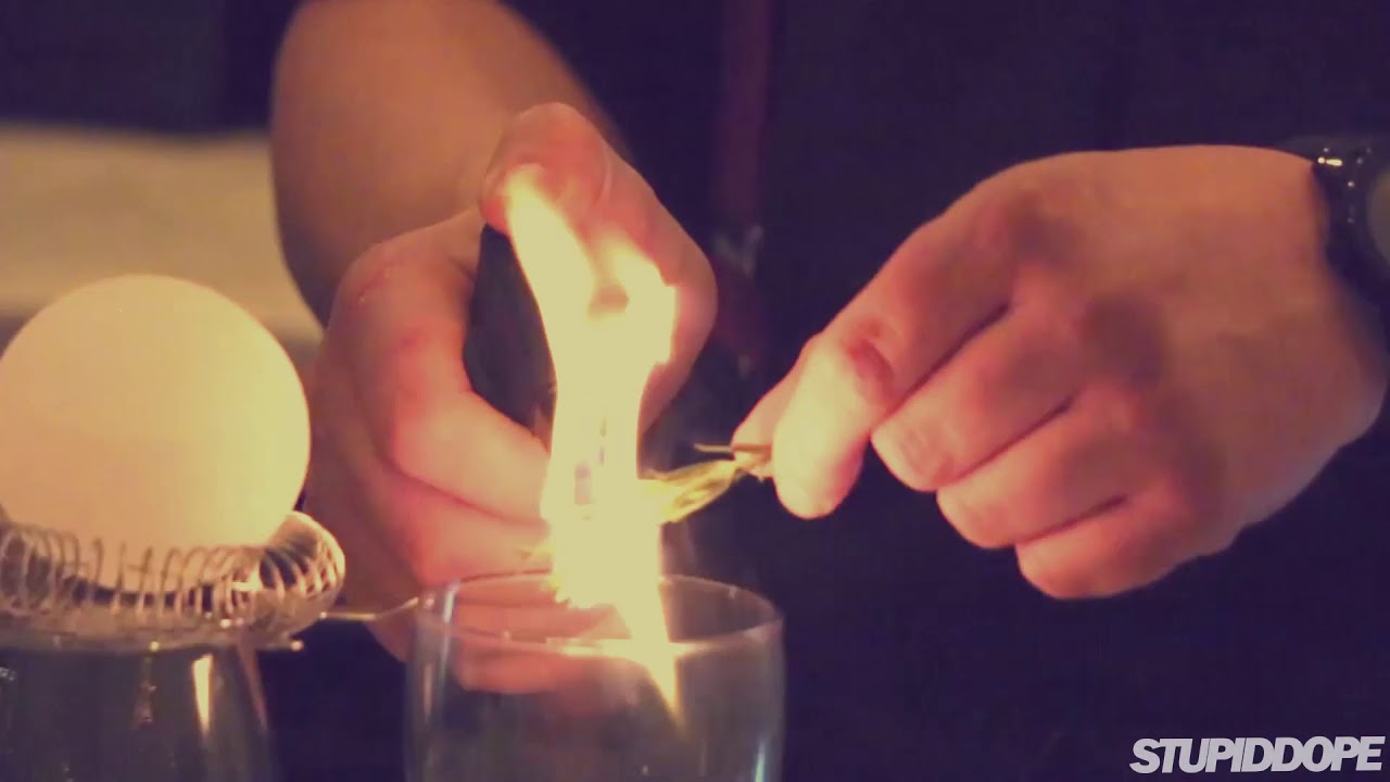 SMOKING RED ROSE COCKTAIL YouTube