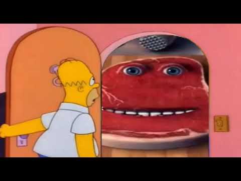 Homer opens the door to E E Ei I'm on Vacation