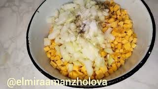видео: Асқабақтан самса. Самса из тыква.  картинка: Асқабақтан самса. Самса из тыква.