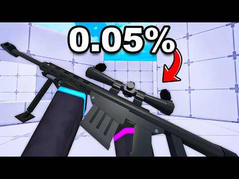 I got THE NEW 0.05% SNIPER SKIN in Roblox Rivals!