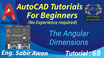 How To Use  Angular Dimensions Command In AutoCAD |  AutoCAD Tips & Tricks | @awan181