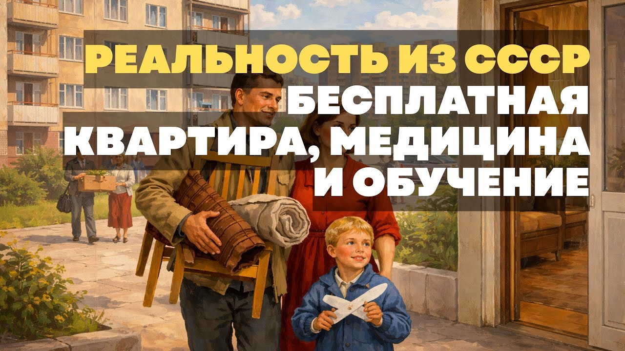 Реальность из СССР бесплатная квартира, медицина и обучение