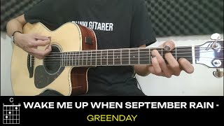 Kunci Gitar Wake Me Up When September Ends Chord Gampang
