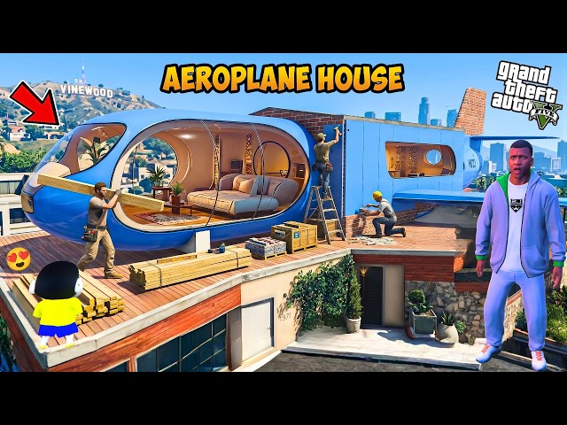 Franklin Upgrading His House Into Aeroplane in GTA 5
