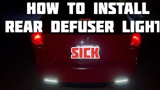 G8 rear defuser light install