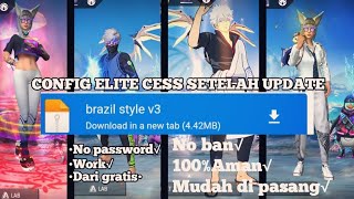 CONFIG FF‼️- CONFIG SET ELITE CS DEFAULT‼️WORK FF MAX/FF ORI⁉️‼️TERBARU 2026‼️100% AMAN NO BEN ☠️