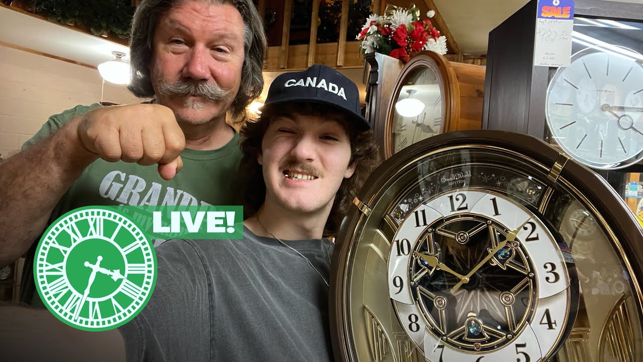 New Rhythm Clocks, Music Boxes, & More: LIVE from Champ’s Clock Shop (featuring 