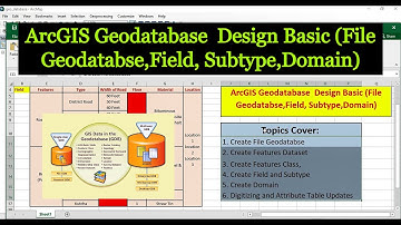 ArcGIS Geodatabase  Design Basic  File Geodatabase Field Subtype Domain