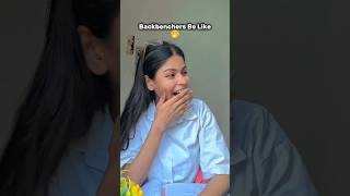 Backbenchers Be Like🤭 #comedy #youtubeindia #glowish #schoollife