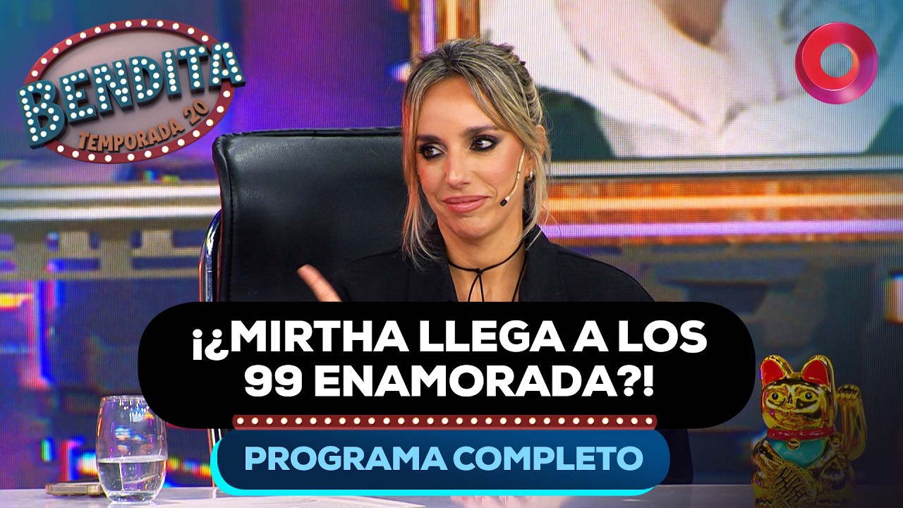 ¡¿Mirtha llega a los 99 enamorada?! | #Bendita Completo 23/02 - El nueve